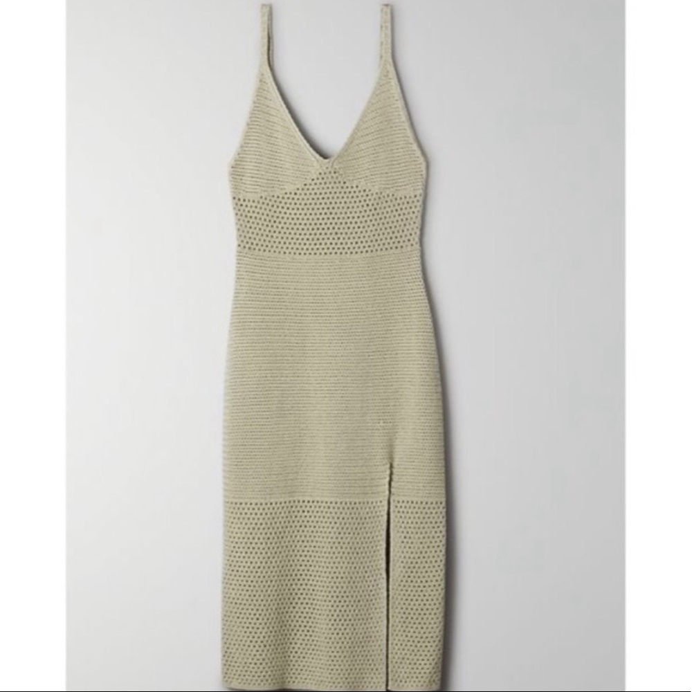 Aritzia Evie Dress in Green Size S
